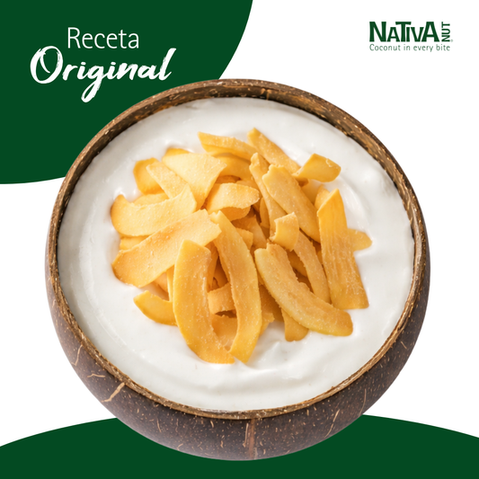 Hojuelas de coco horneadas Receta Original - 90 g